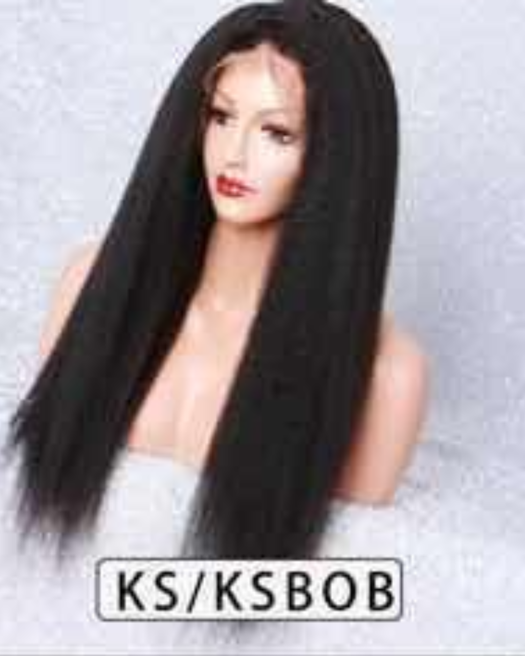 KS Kinky Straight Lace Front Wig | Premium Human Hair Wigs for Women
