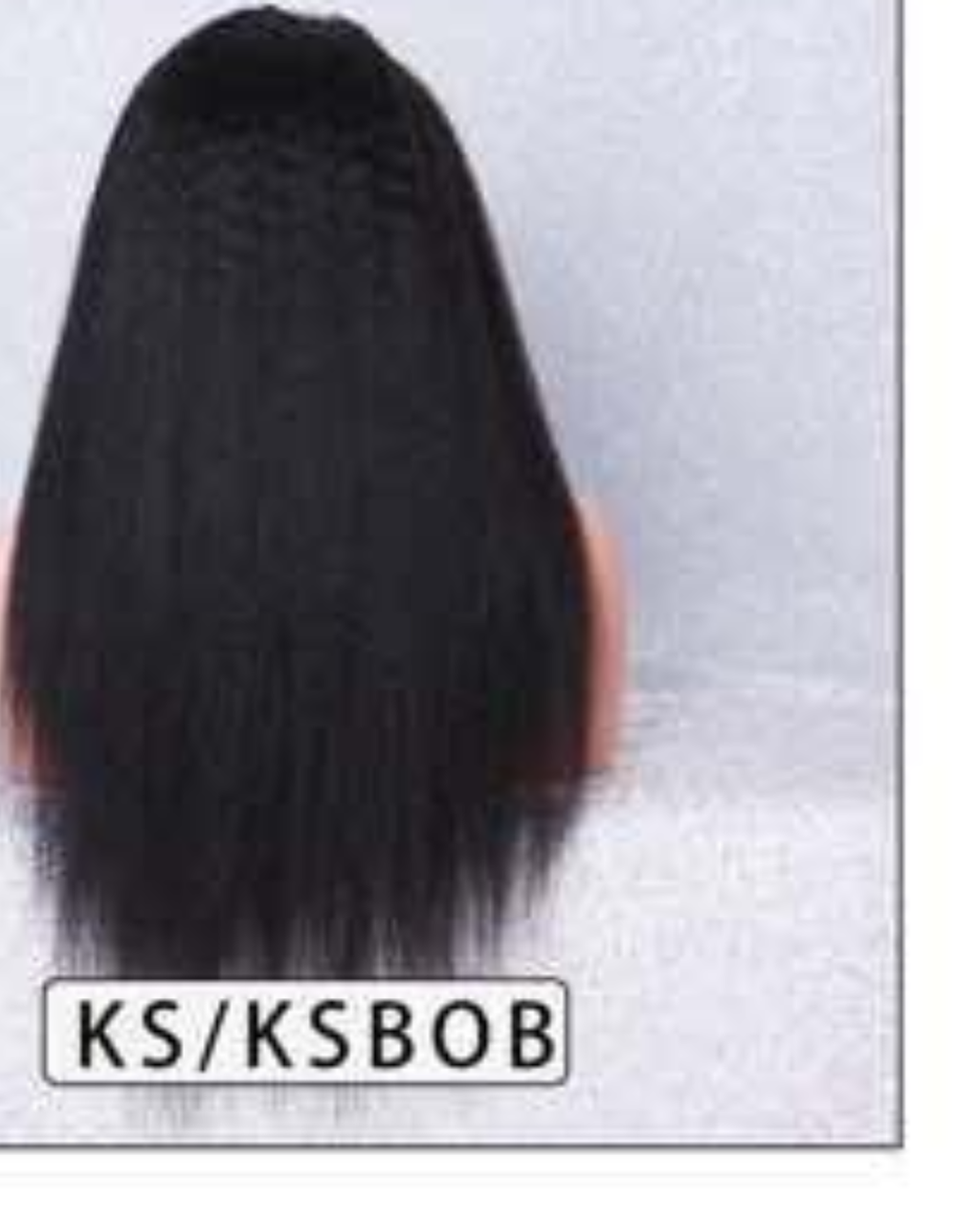 KS Kinky Straight Lace Front Wig | Premium Human Hair Wigs for Women