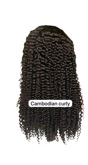 Deep Curly Human Hair Wig - Long Length Full Density